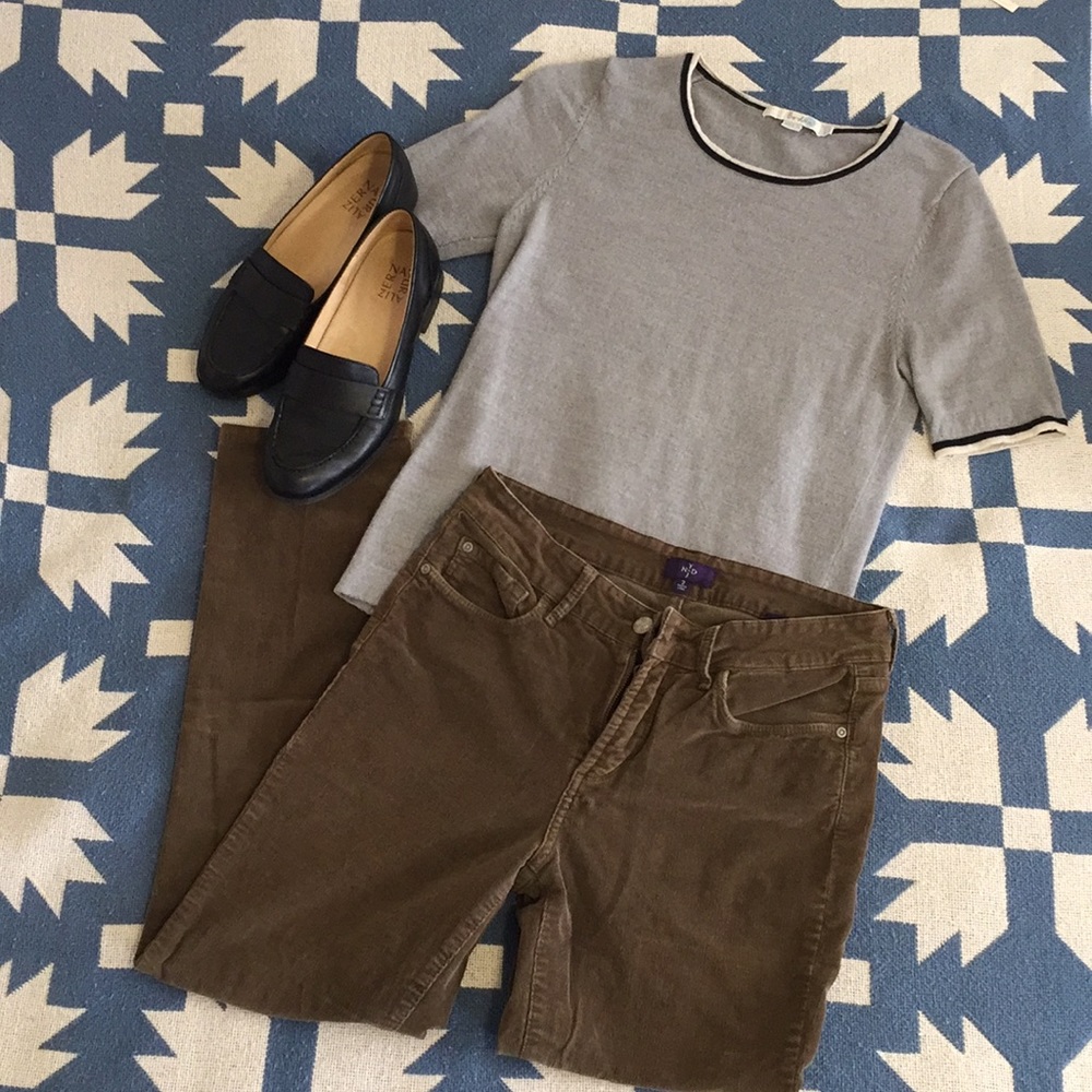 NYDJ | Olive Corduroy Pants